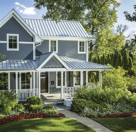 good house colors to go to with silver metal roof|colored roof paint for metal.